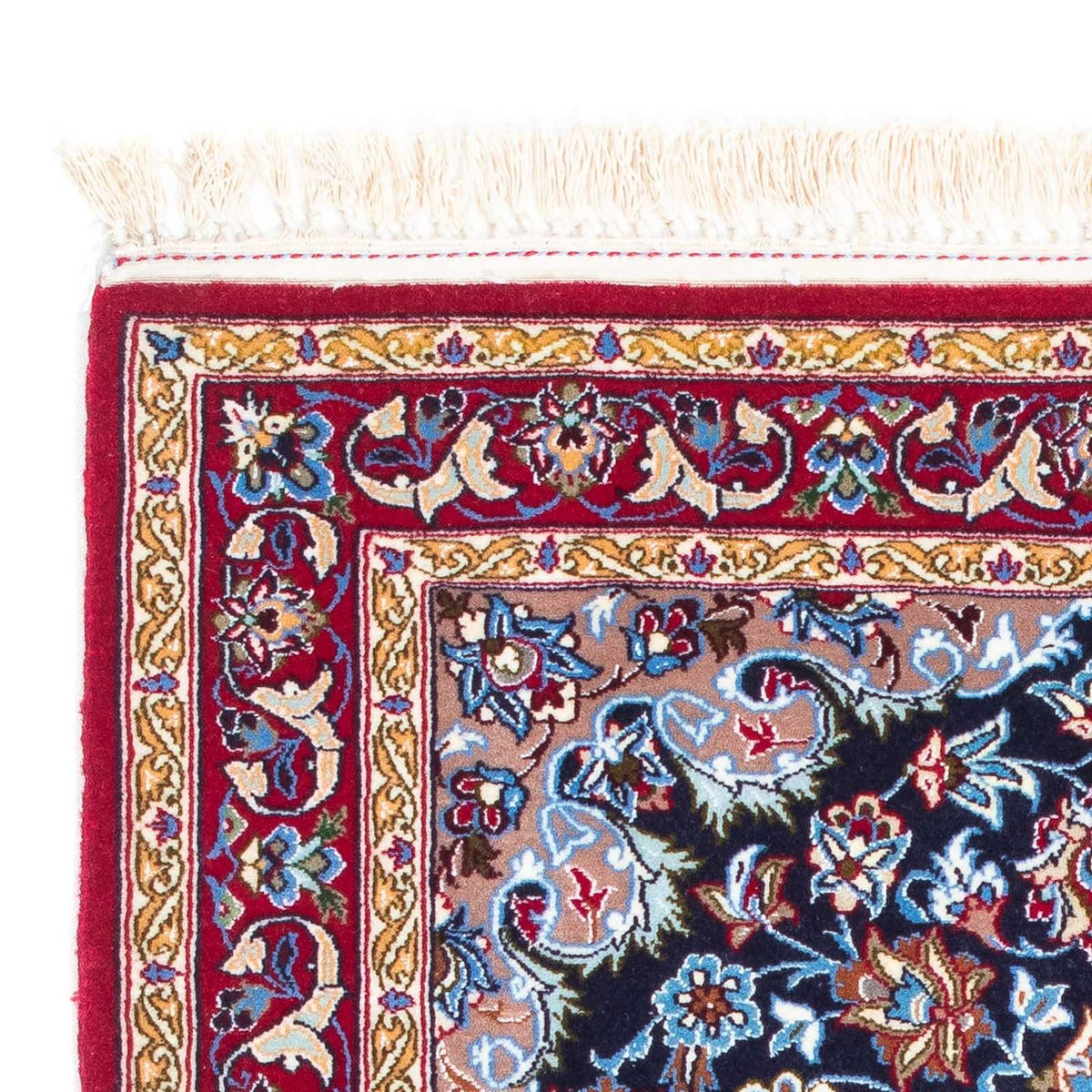 Perserteppich - Isfahan - Premium 104 x 72 cm - dunkelblau