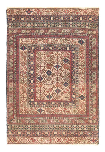 Kelim Fars Teppich 93x134cm - mehrfarbig