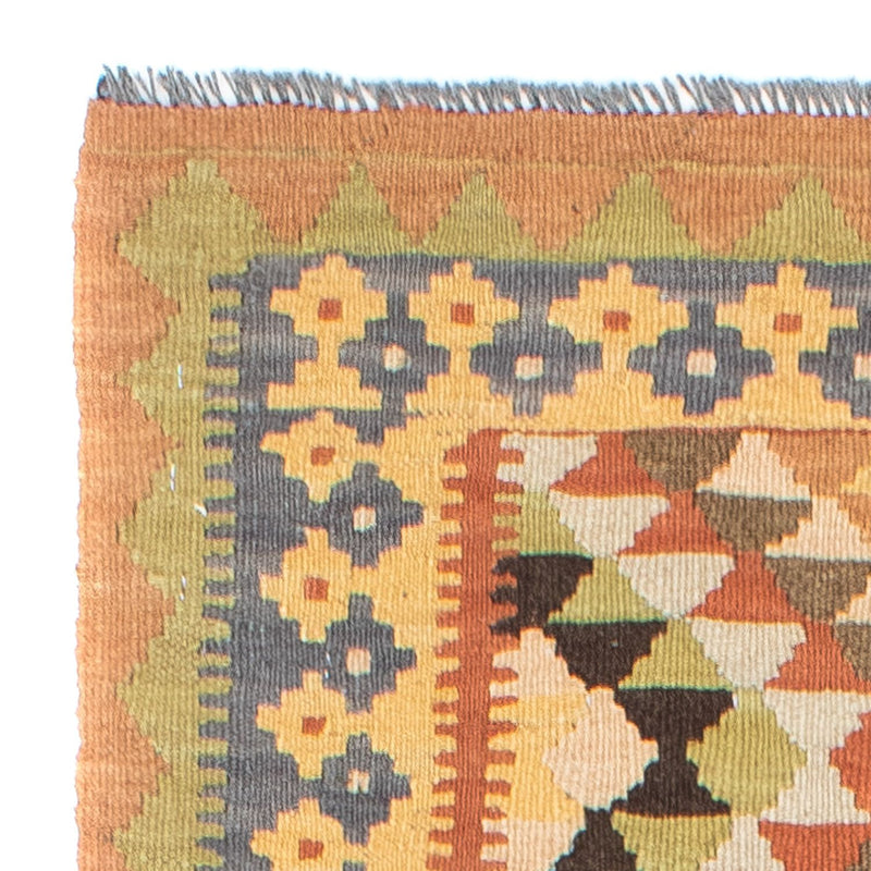 Kelim Teppich - Oriental 200 x 91 cm - hellbraun