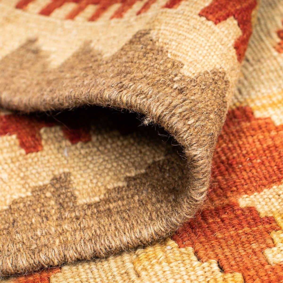 Kelim Teppich - Oriental 200 x 85 cm - beige