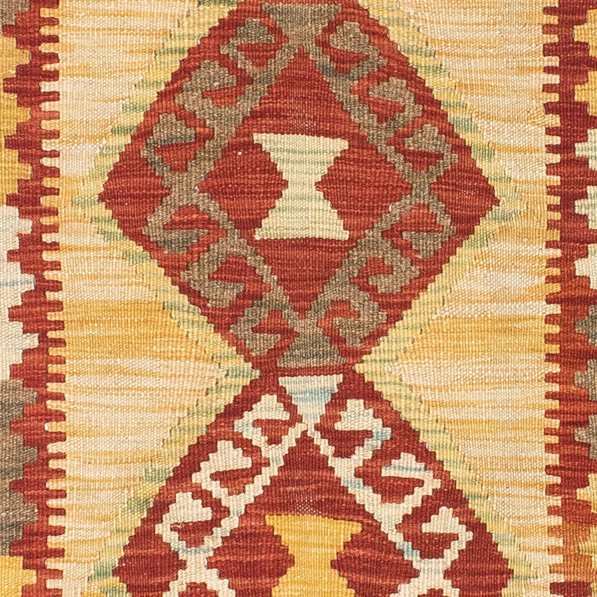 Kelim Teppich - Oriental 196 x 78 cm - beige