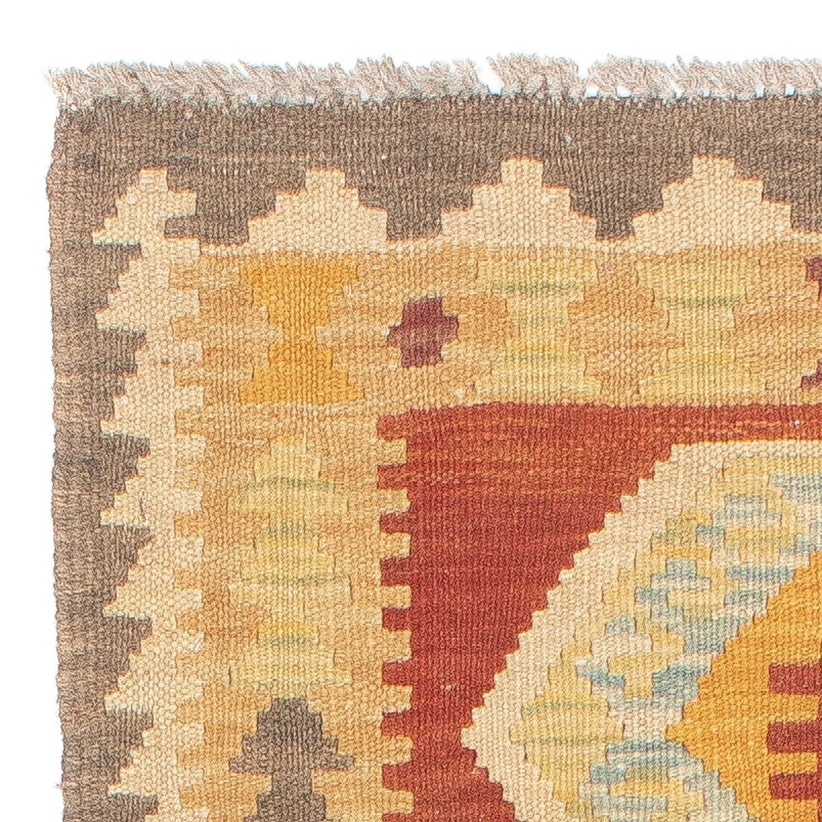 Kelim Teppich - Splash 192 x 63 cm - mehrfarbig
