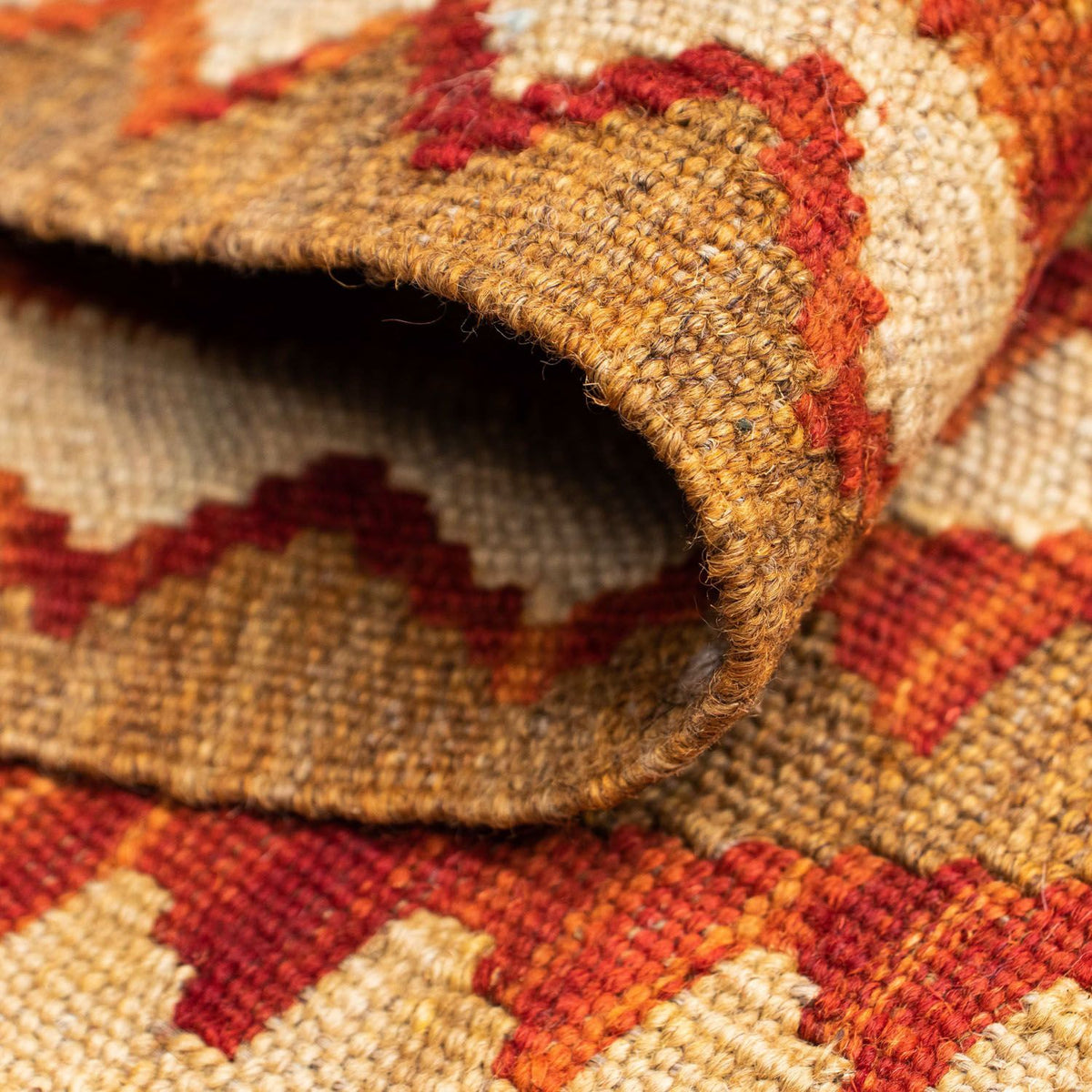 Kelim Teppich - Oriental 231 x 62 cm - braun