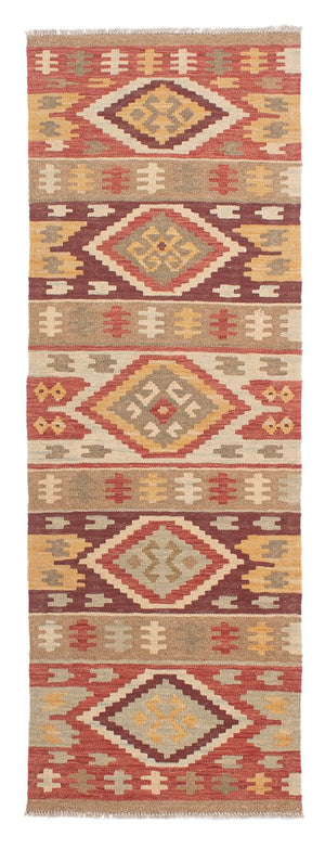 Kelim Teppich - Splash 205 x 64 cm - mehrfarbig