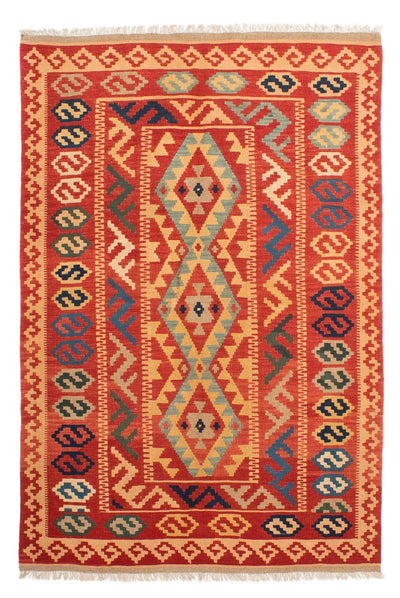 Kelim Fars Teppich 174x245cm - rot