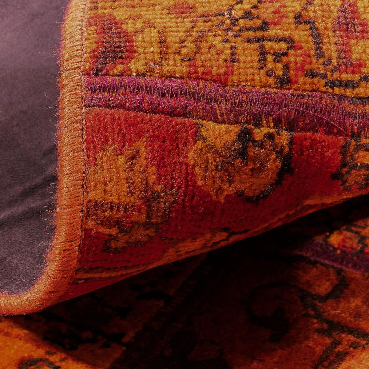 Patchwork Teppich 194 x 140 cm - mehrfarbig