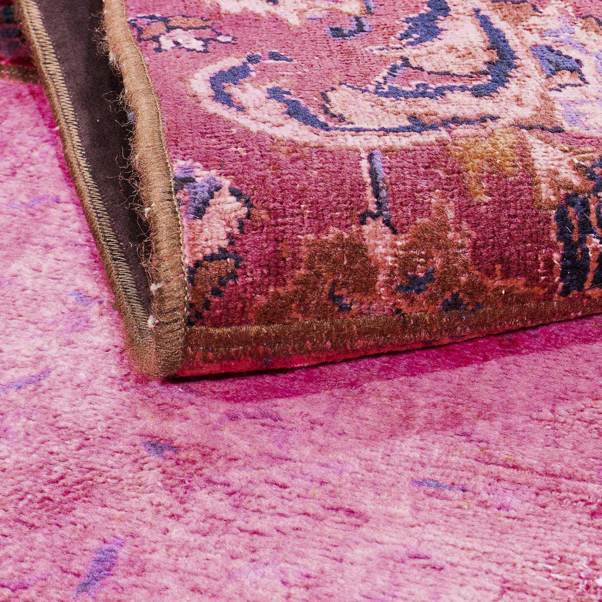 Patchwork Teppich 197 x 138 cm - mehrfarbig