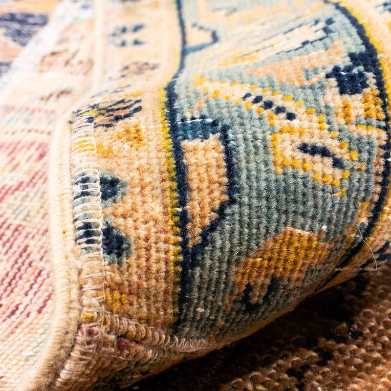 Patchwork Teppich 304 x 242 cm