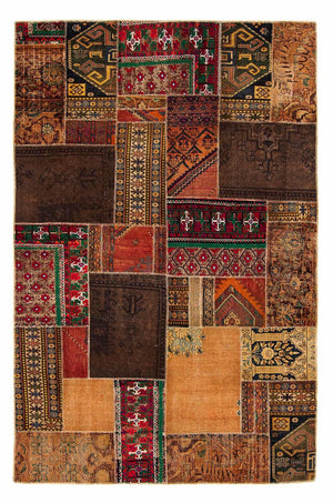 Patchwork Teppich 271 x 179 cm