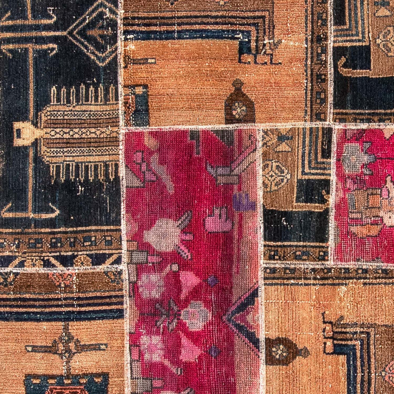 Patchwork Teppich 244 x 164 cm