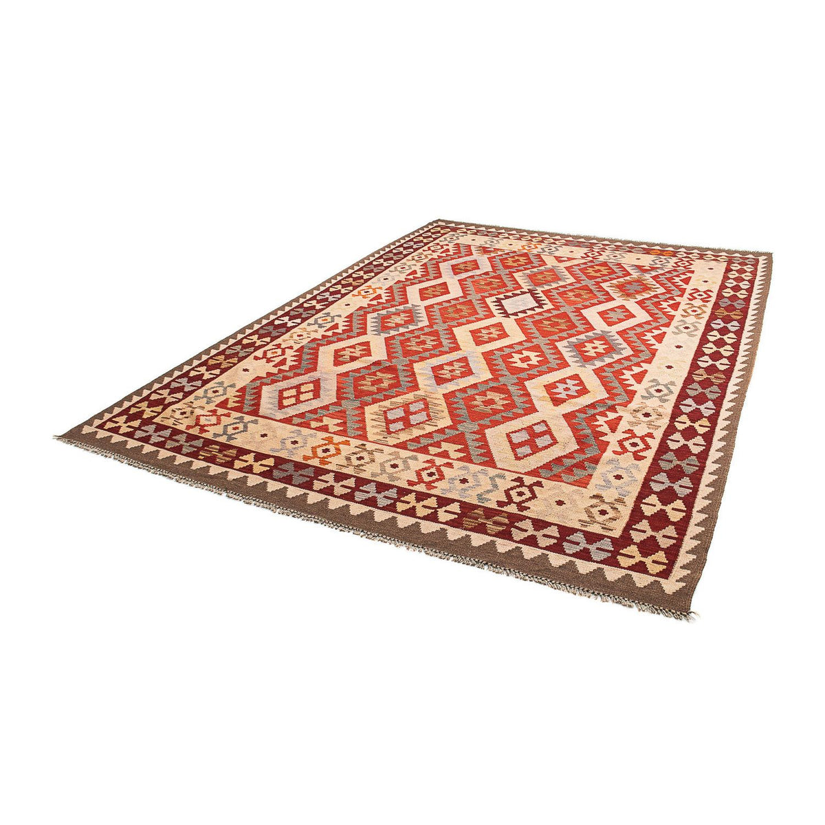 Kelim Teppich - Splash 290 x 211 cm - mehrfarbig