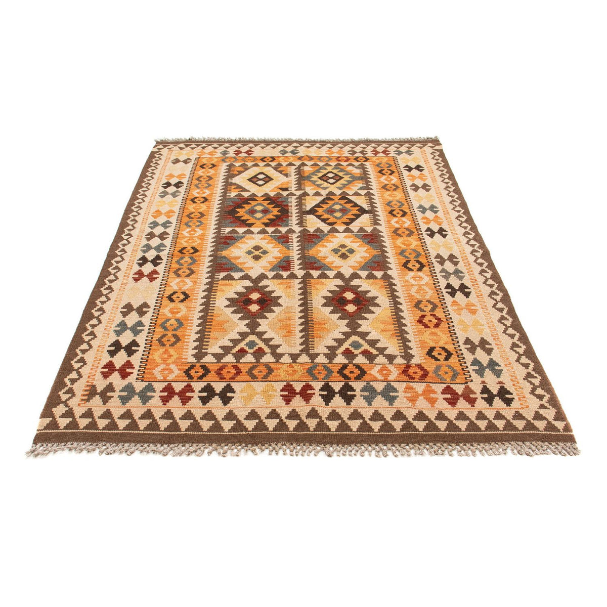 Kelim Teppich - Splash 201 x 143 cm - mehrfarbig