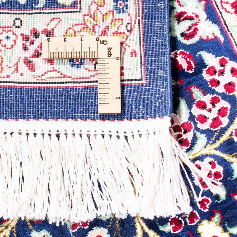 Perserteppich - Ghom 152 x 100 cm - dunkelblau