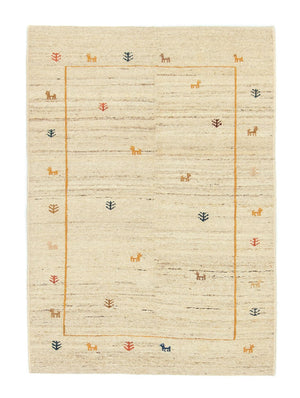 Gabbeh Teppich - Perser 143 x 97 cm - beige