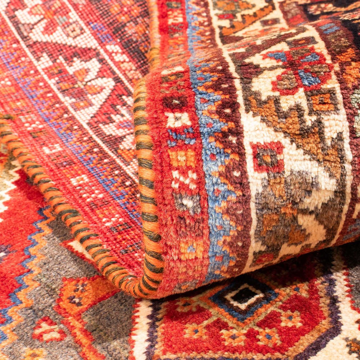 Perserteppich - Nomadic 155 x 112 cm - rot