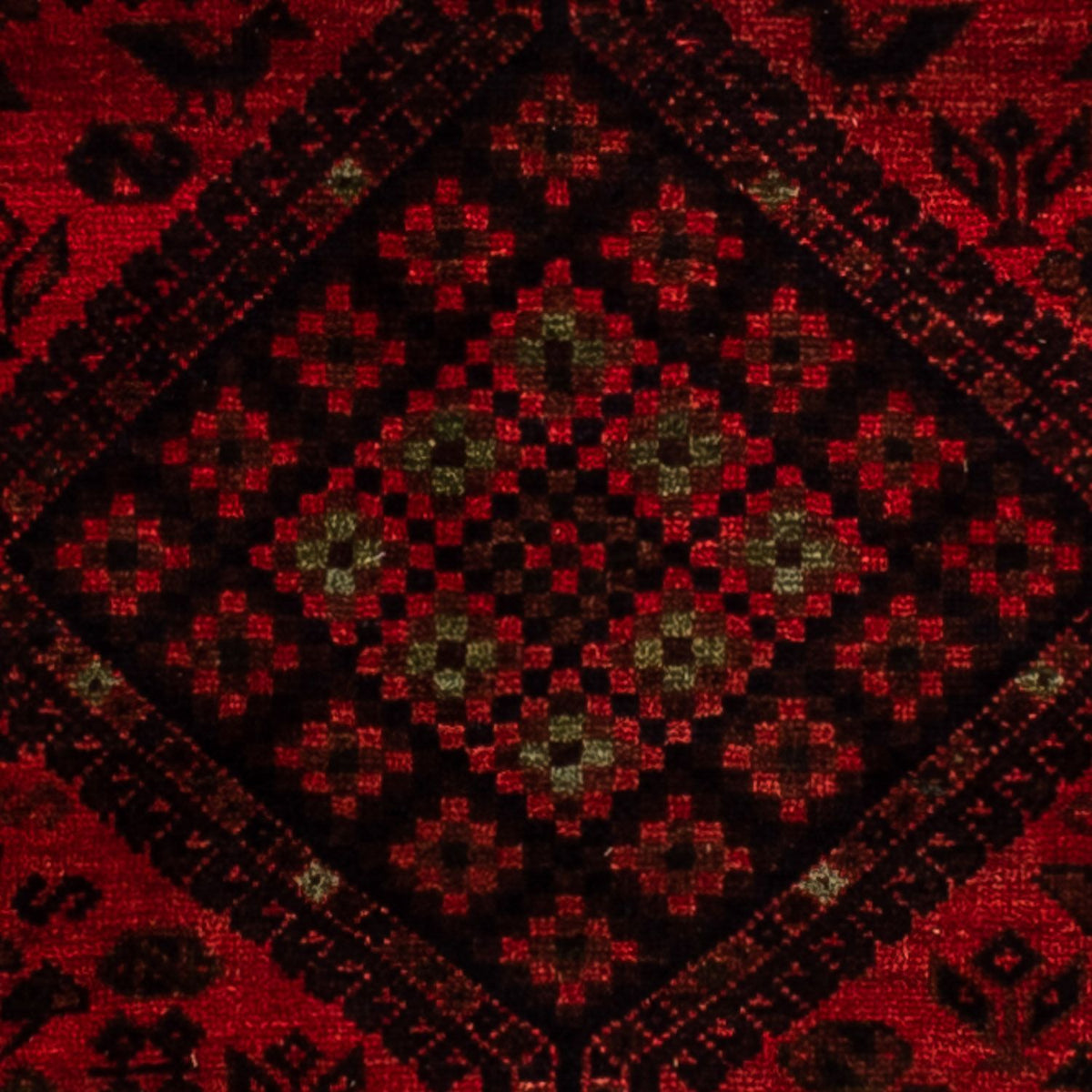 Perserteppich - Nomadic 295 x 200 cm - dunkelrot