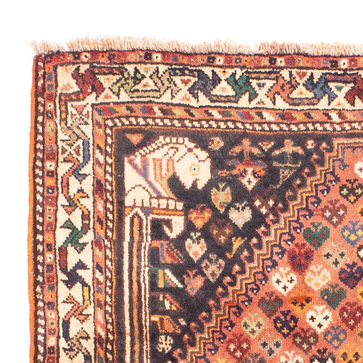 Perserteppich - Nomadic 160 x 112 cm - hellrot