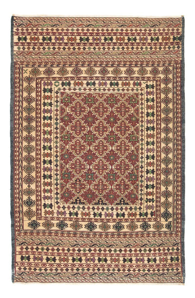 Kelim Fars Teppich 92x138cm - mehrfarbig