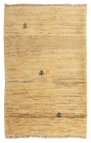 Gabbeh Teppich - Perser 128 x 80 cm - hellbraun