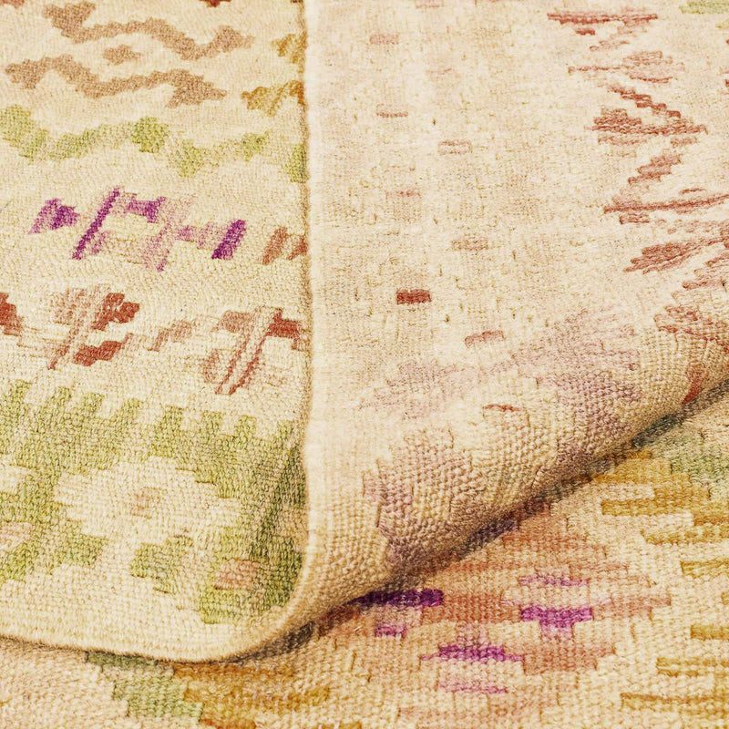 Kelim Teppich - Splash 290 x 200 cm - hellbraun