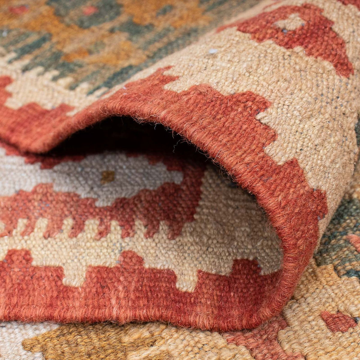 Kelim Teppich - Splash 309 x 93 cm