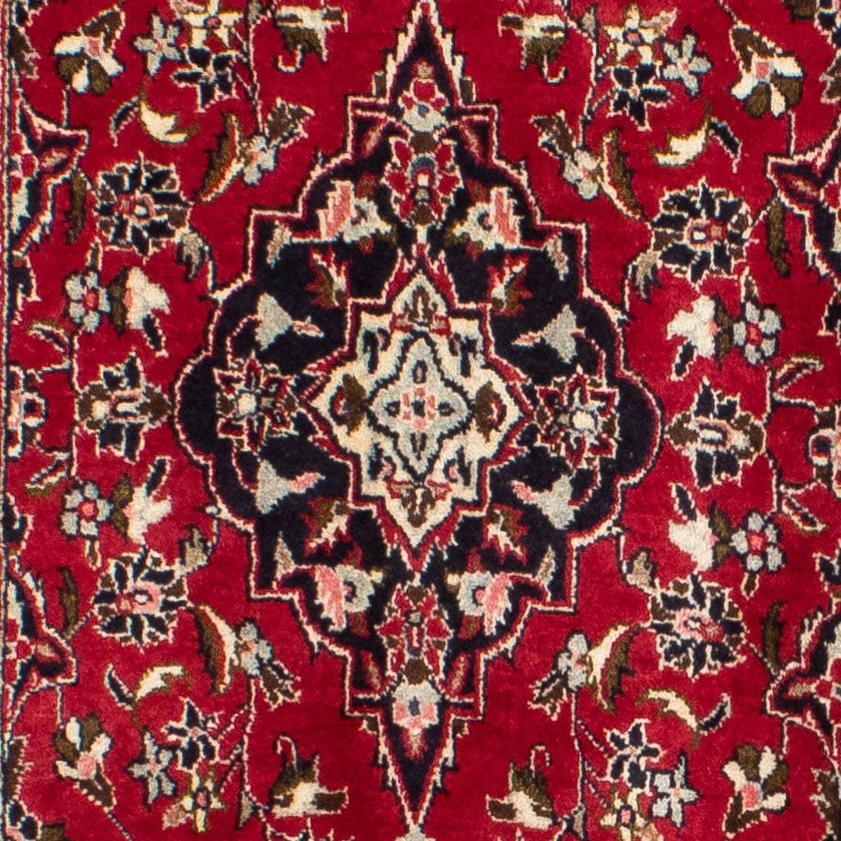 Perserteppich - Keshan 340 x 98 cm - dunkelrot