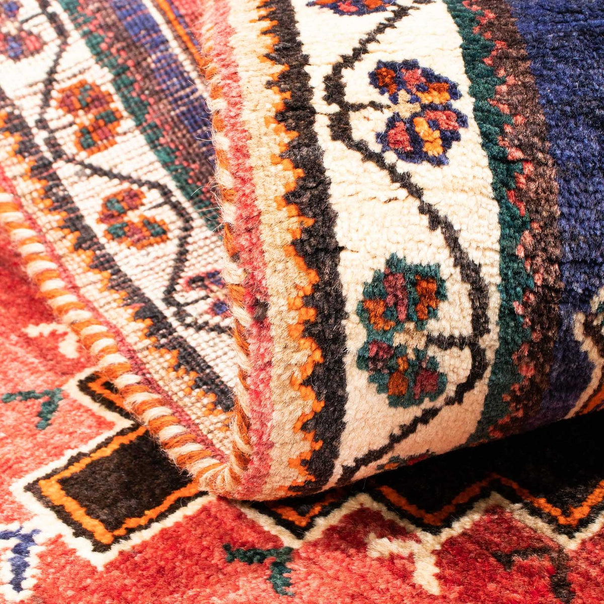 Perserteppich - Nomadic 160 x 107 cm - dunkelblau