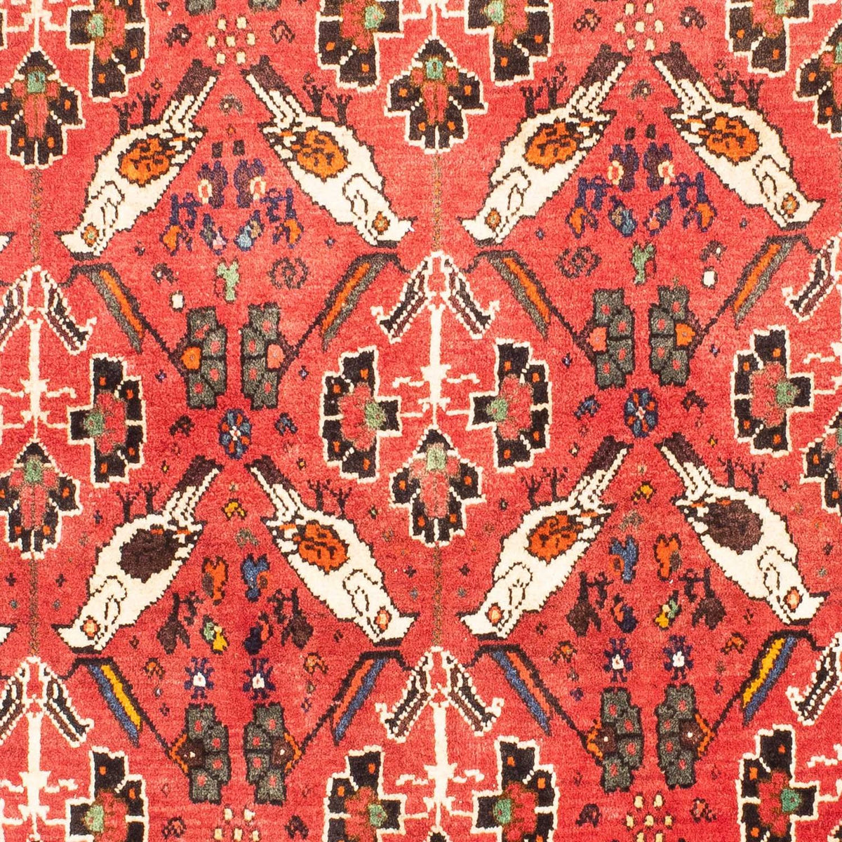 Perserteppich - Nomadic 162 x 117 cm - hellrot