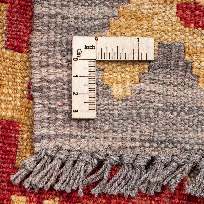 Kelim Teppich - Splash 199 x 65 cm - rot