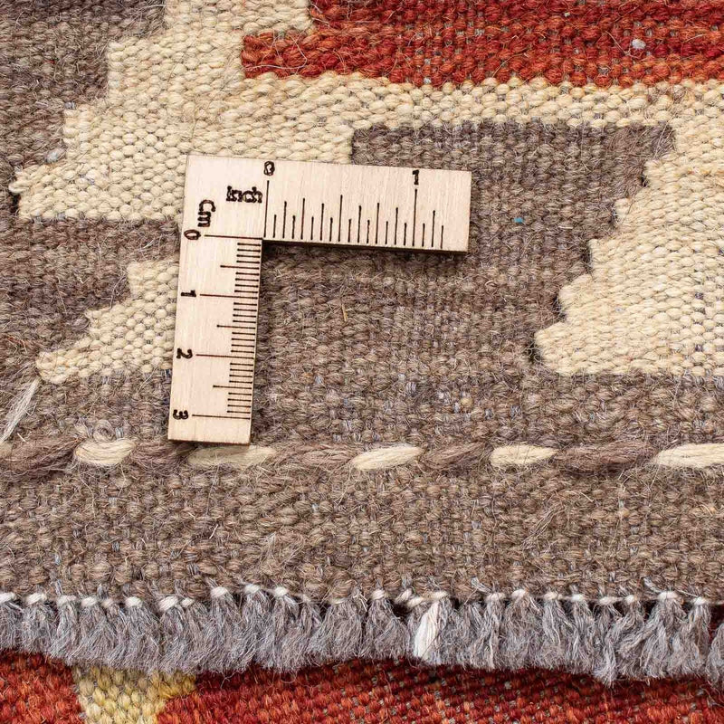 Kelim Teppich - Splash 200 x 66 cm - rot