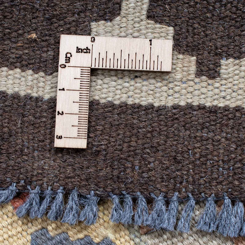 Kelim Teppich - Splash 198 x 63 cm - beige