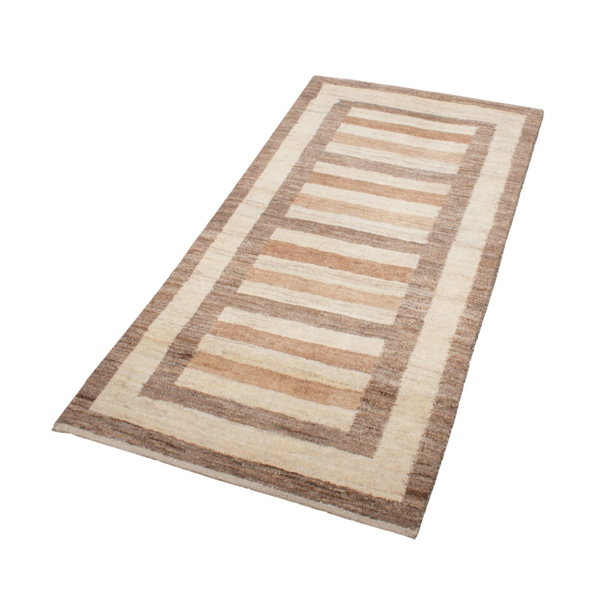 Gabbeh Teppich - Loribaft Perser - 139 x 72 cm - beige