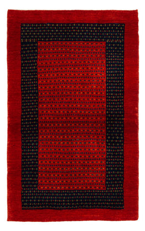 Gabbeh Teppich - Loribaft Perser - 136 x 82 cm - rot