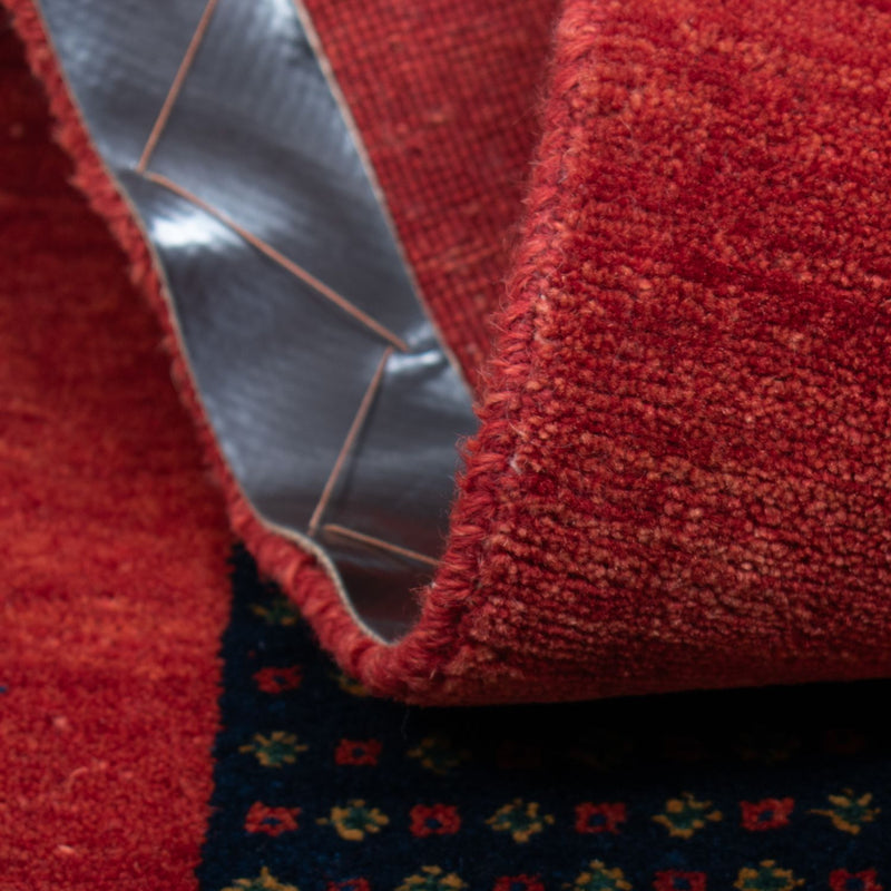 Gabbeh Teppich - Loribaft Perser - 136 x 82 cm - rot