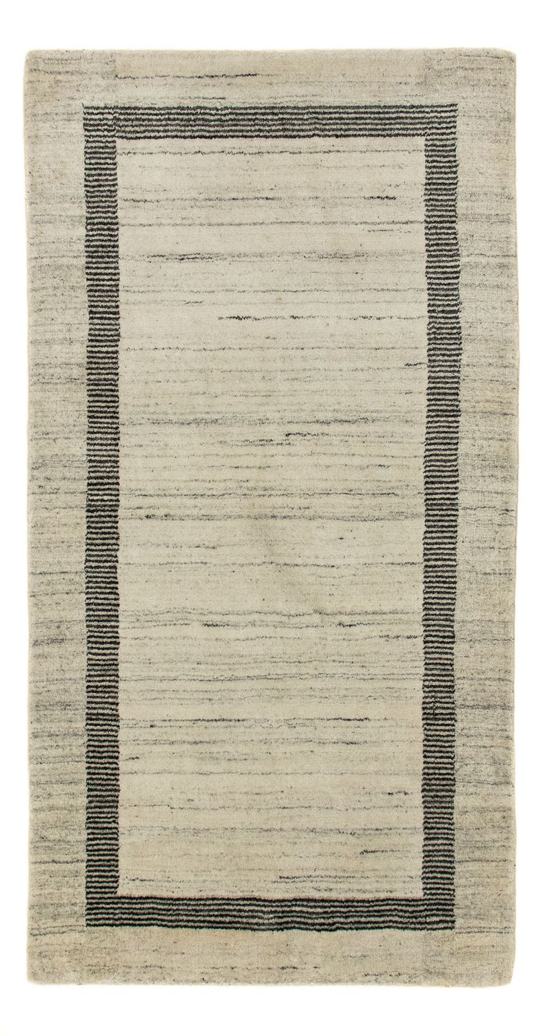 Gabbeh Teppich - Loribaft Perser 140 x 70 cm - grau