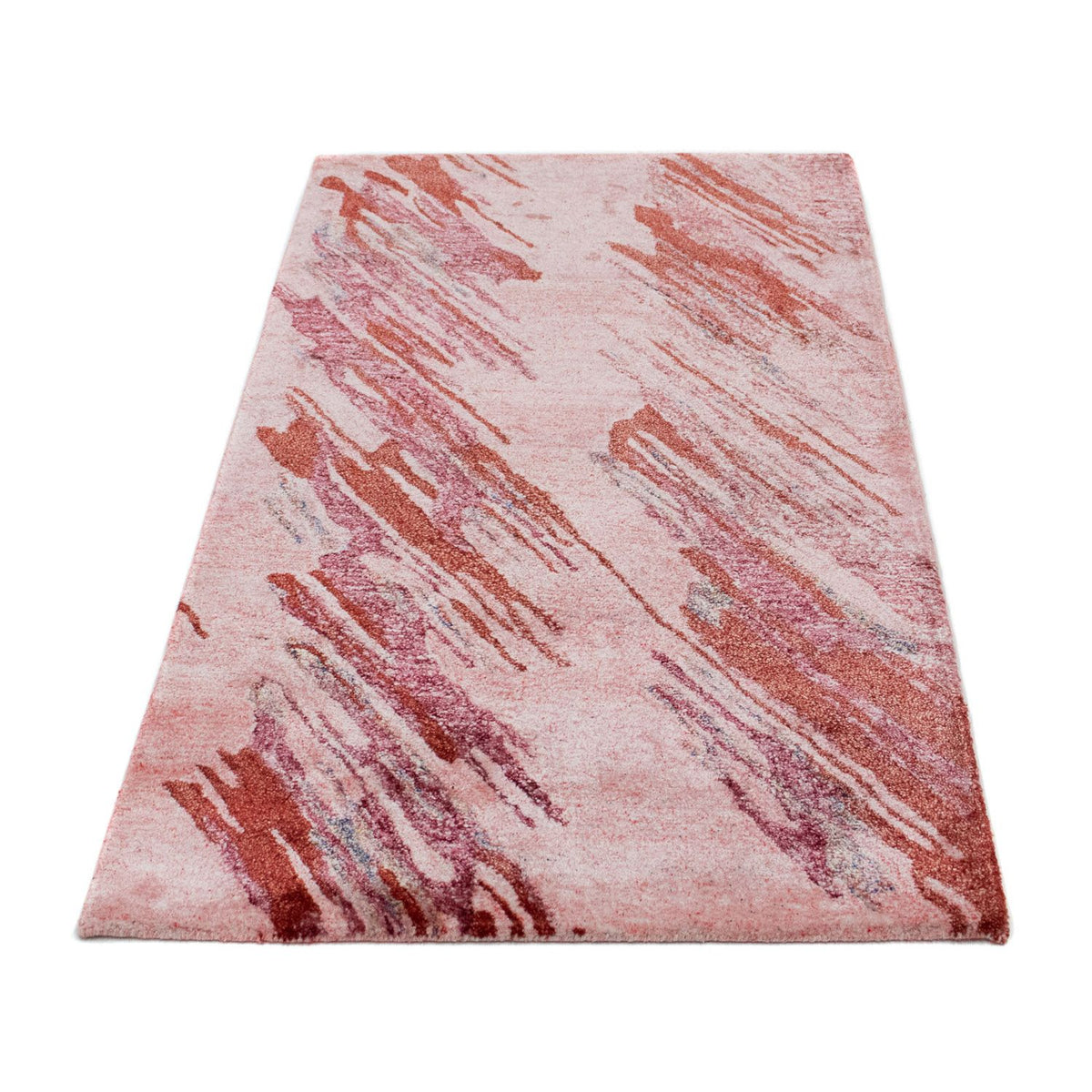 Designer Teppich 140 x 70 cm - rot