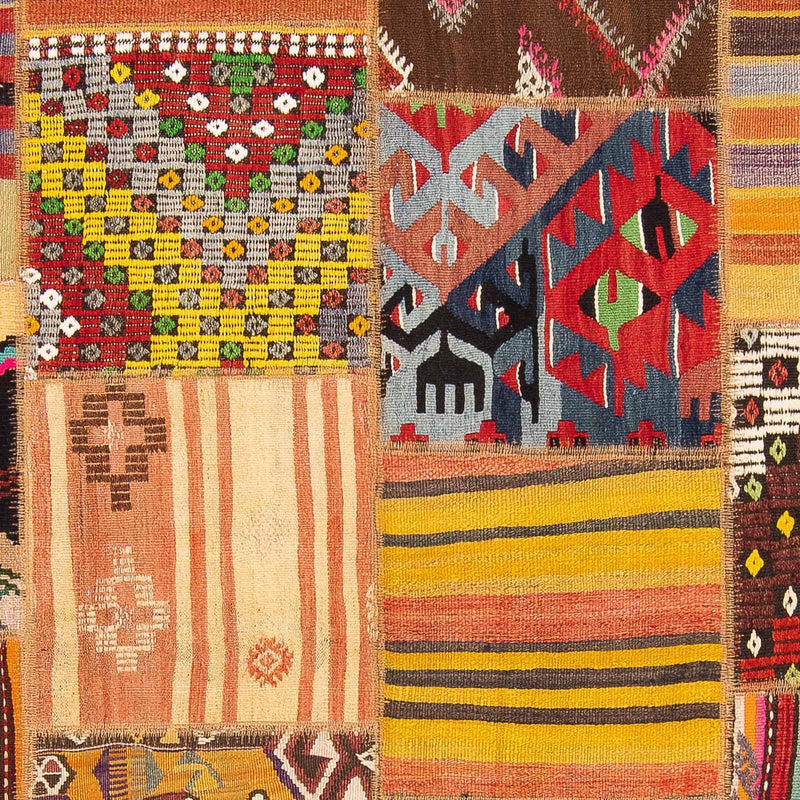 Patchwork Teppich 239 x 169 cm