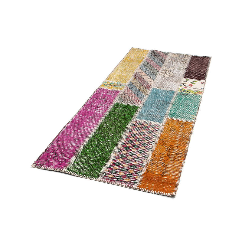 Patchwork Teppich 202 x 80 cm