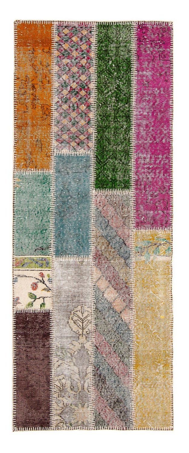 Patchwork Teppich 203 x 90 cm