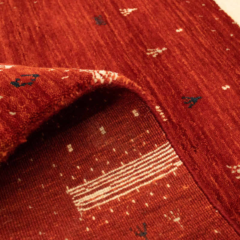 Gabbeh Teppich - Loribaft Indus 162 x 94 cm - rot