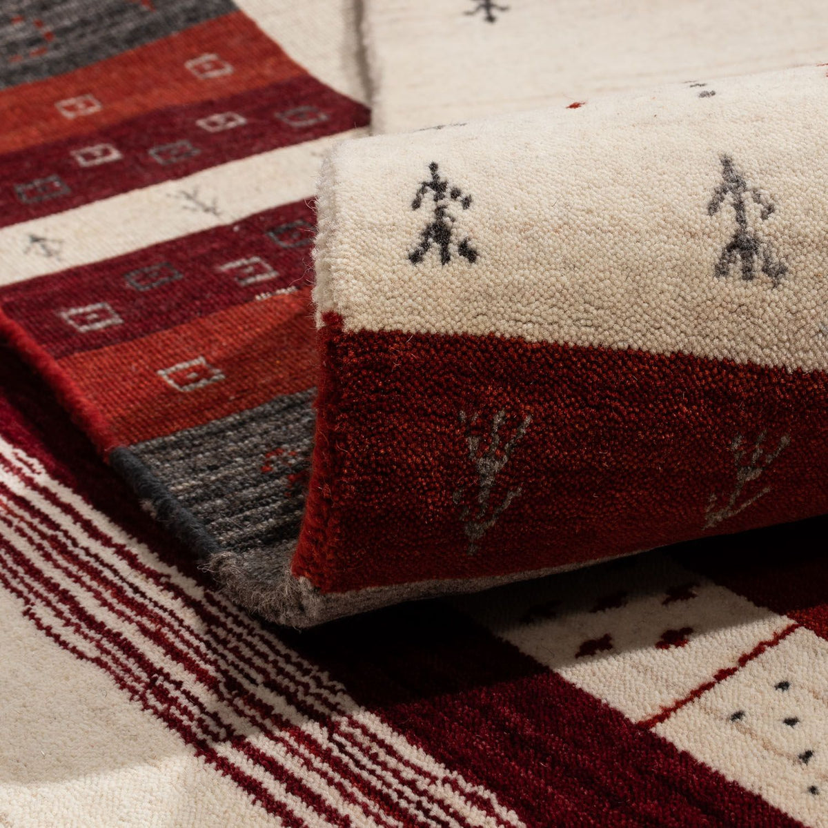 Gabbeh Teppich - Loribaft Indus 250 x 198 cm