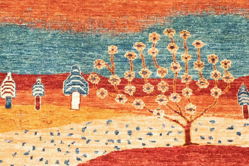 Ziegler Teppich 206 x 157 cm - mehrfarbig