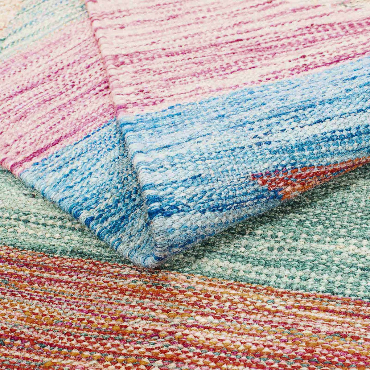 Kelim Teppich - Splash 244 x 159 cm - mehrfarbig