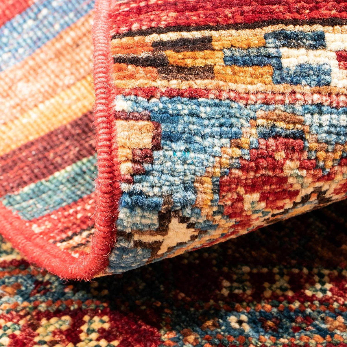 Ziegler Teppich 120 x 78 cm - mehrfarbig