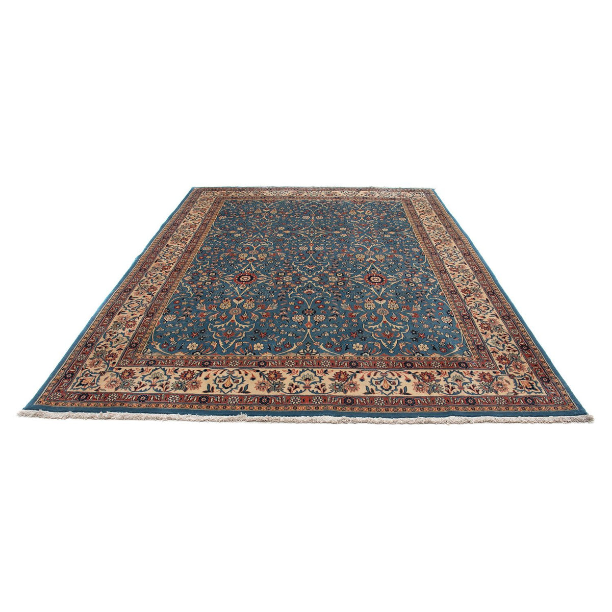 Perserteppich - Nomadic 307 x 219 cm - seeblau