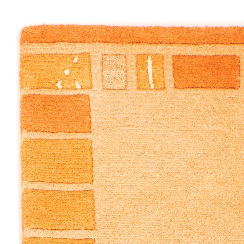 Nepal Teppich 140 x 70 cm - orange
