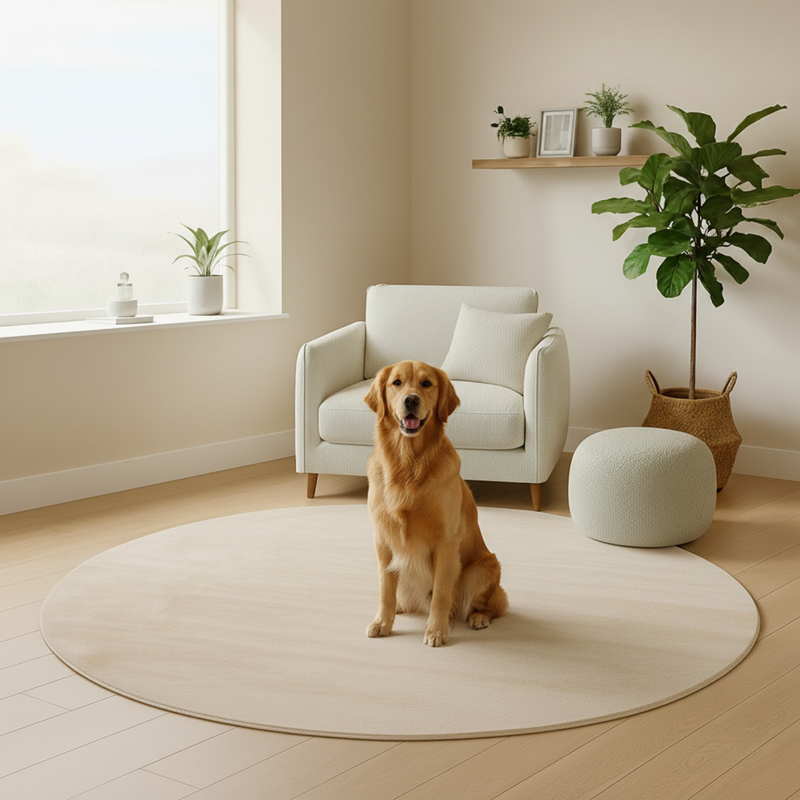 Stilvoll wohnen mit Vierbeinern: Der ideale Teppich für Haushalte mit Haustieren