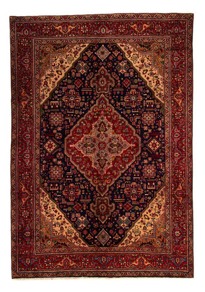 Perserteppich - Täbriz 297 x 197 cm - dunkelblau