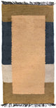 Nepal Teppich 140 x 70 cm - hellbraun