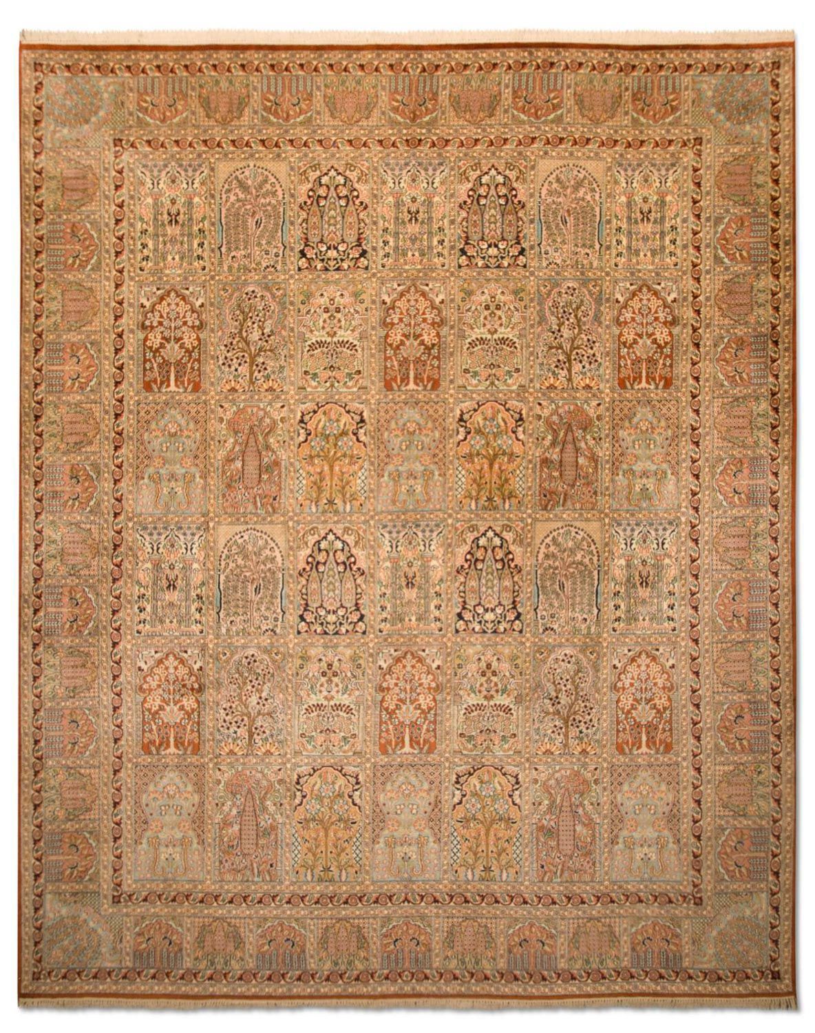 Seidenteppich - Kaschmir Seide 308 x 241 cm Wohnzimmer Teppich